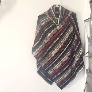 Knitted poncho